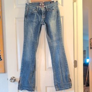 Psycho Flare Women's Blue Jeans